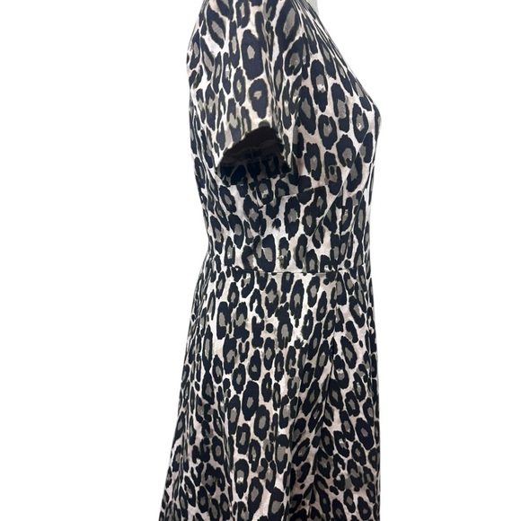 Kate Spade leopard print fit and flare dress size 10 - Picture 6 of 13